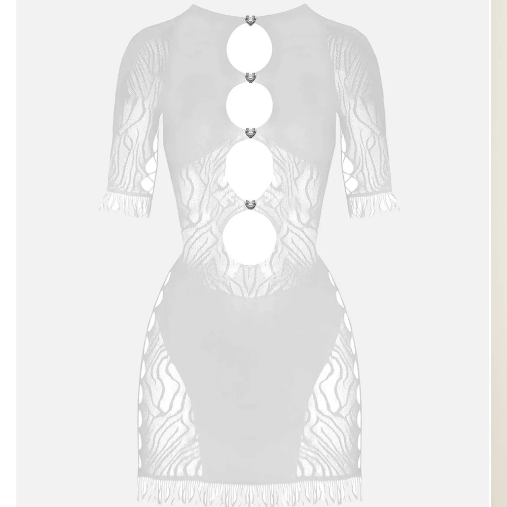 Brand new never worn white Miranda Poster girl Dress